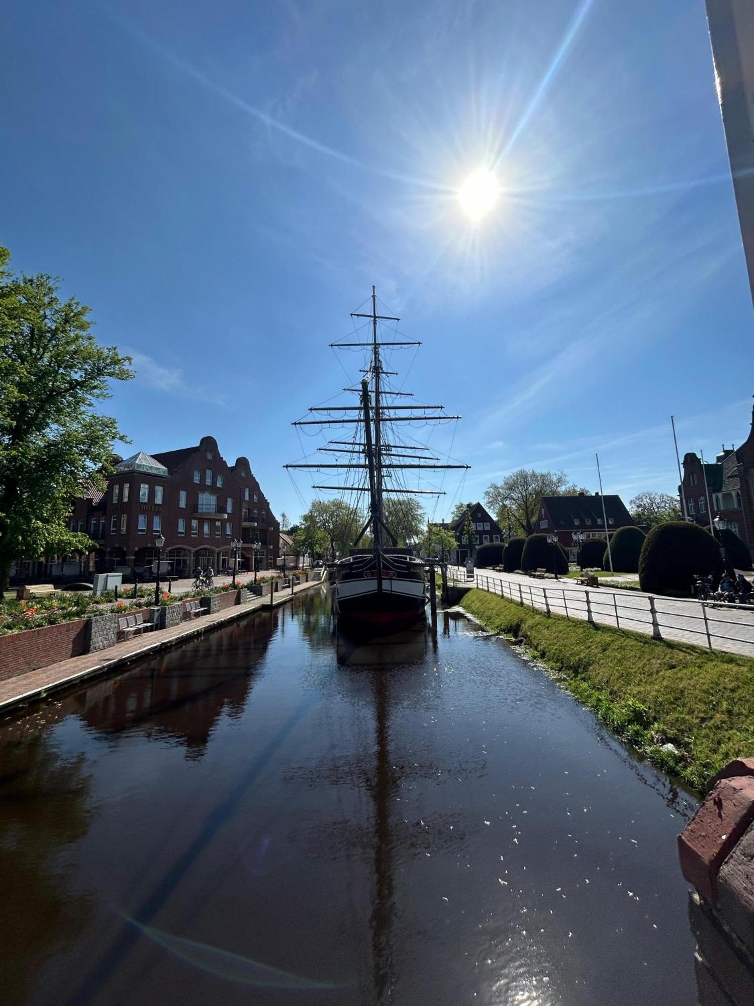 Ferienwohnung Haus Papenburg Garten Parkplatz Nordsee 외부 사진