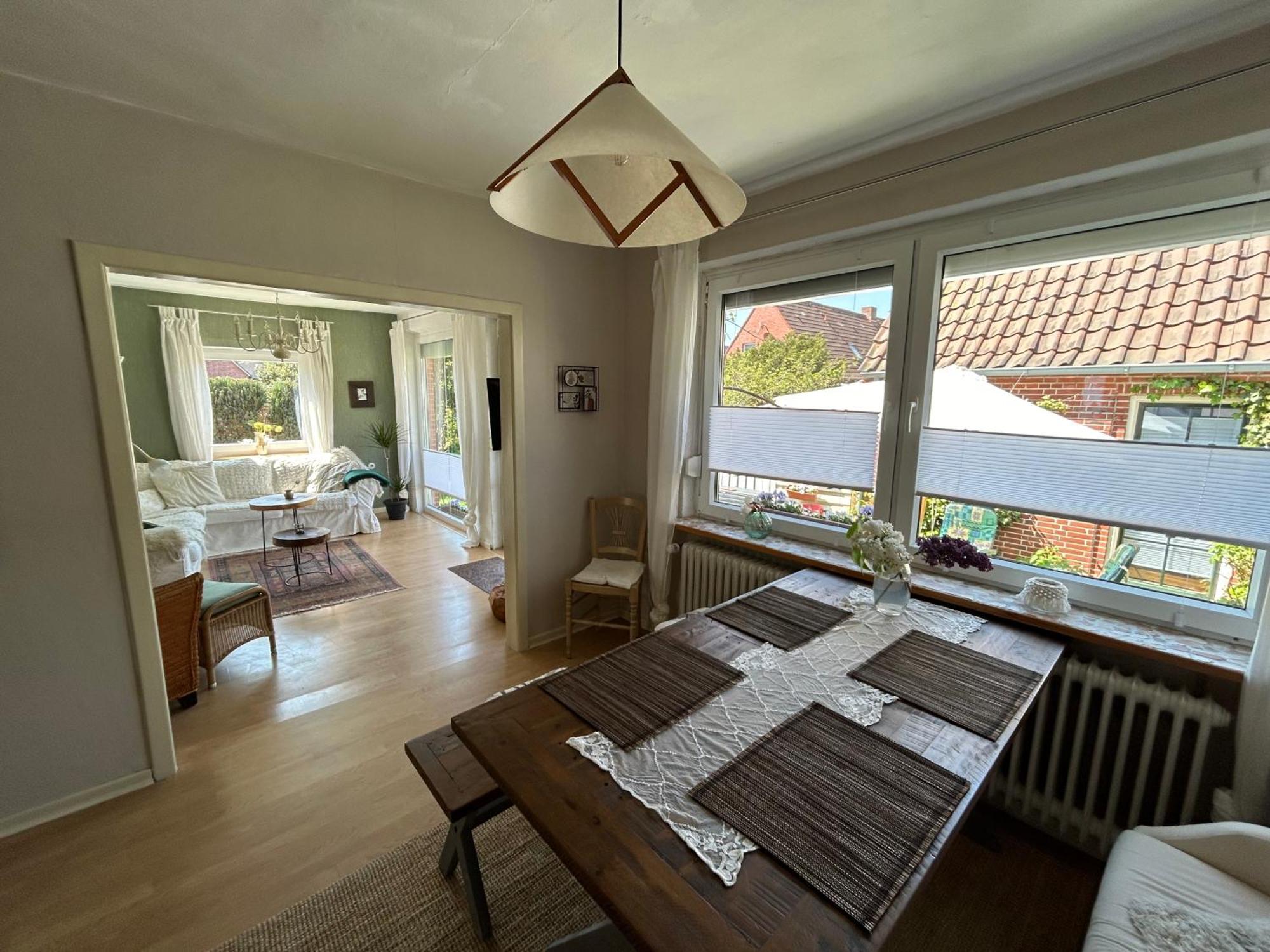 Ferienwohnung Haus Papenburg Garten Parkplatz Nordsee 외부 사진
