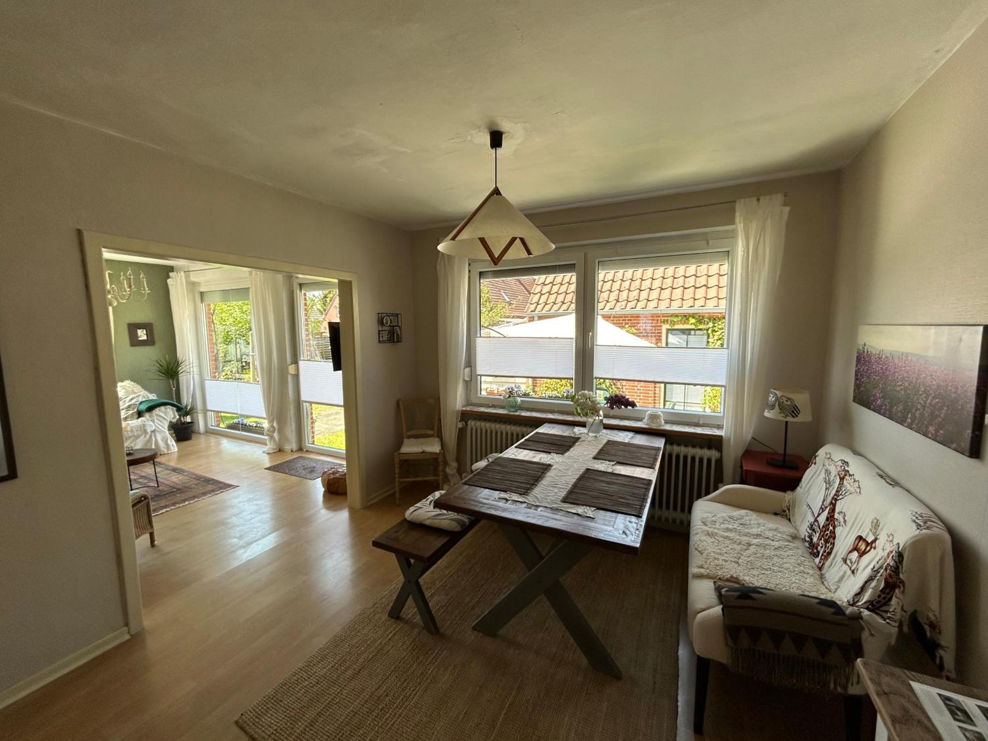 Ferienwohnung Haus Papenburg Garten Parkplatz Nordsee 외부 사진