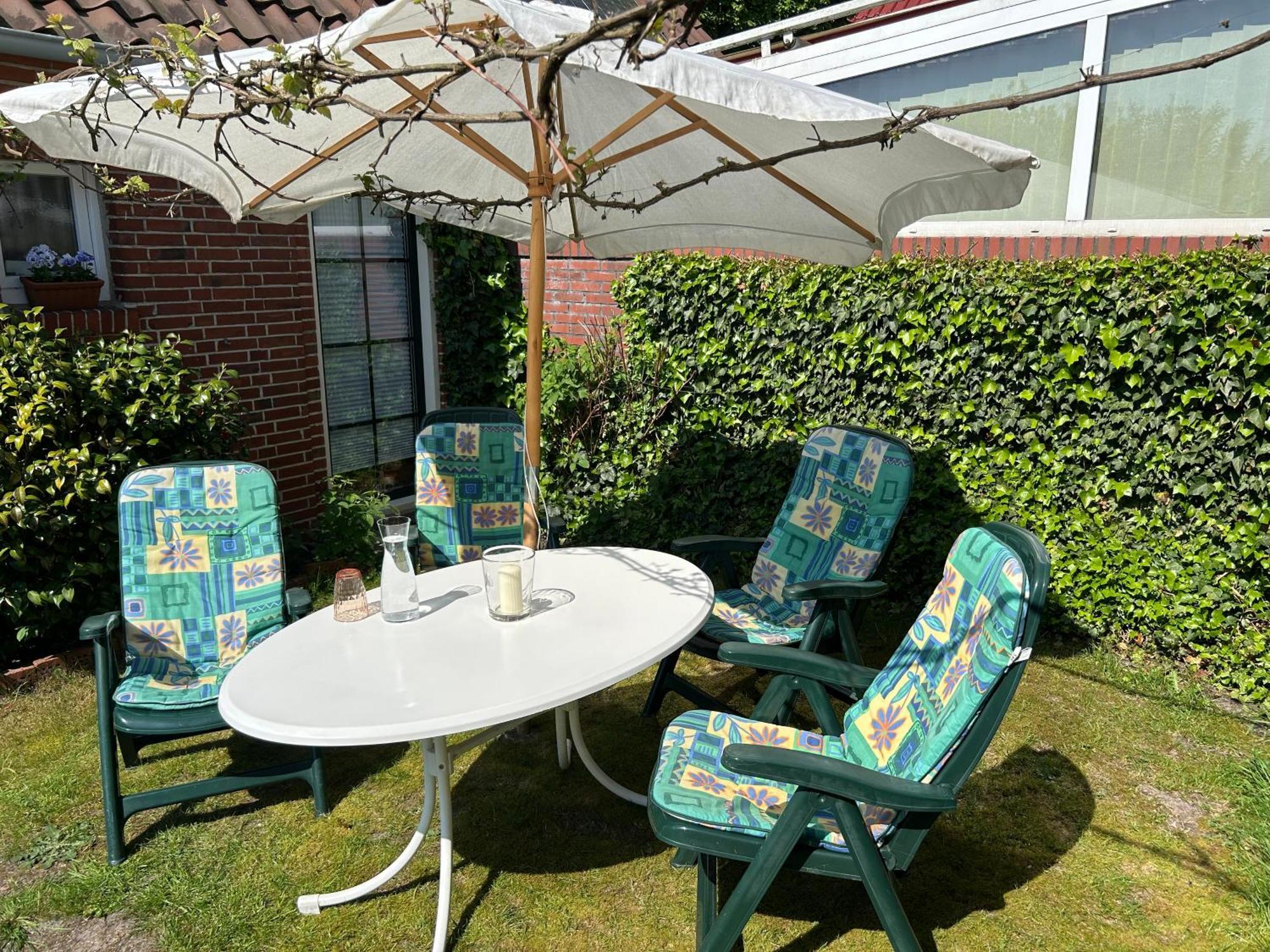 Ferienwohnung Haus Papenburg Garten Parkplatz Nordsee 외부 사진